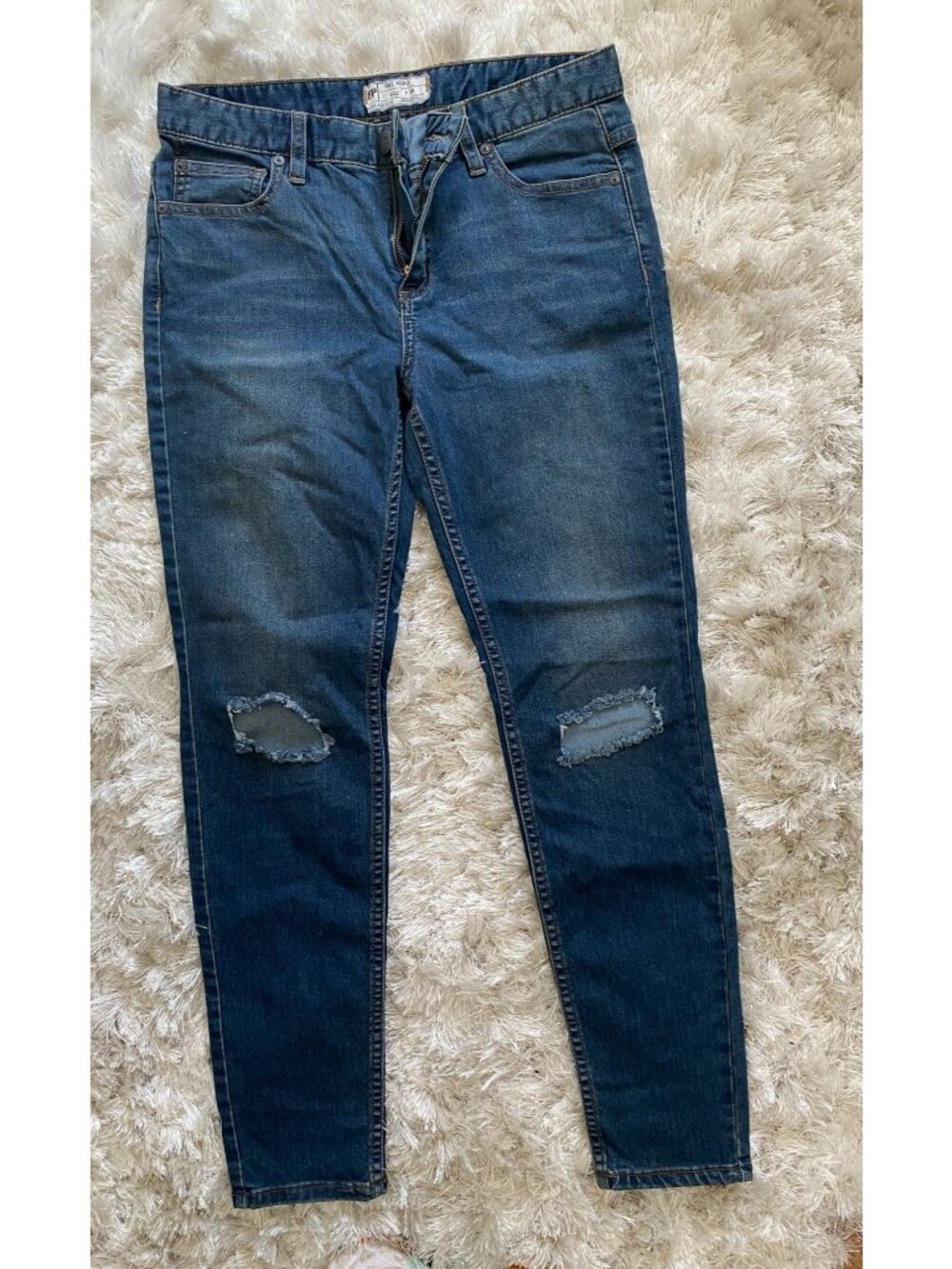 Free People Jeans ankle length 61855 16515125 Size 28